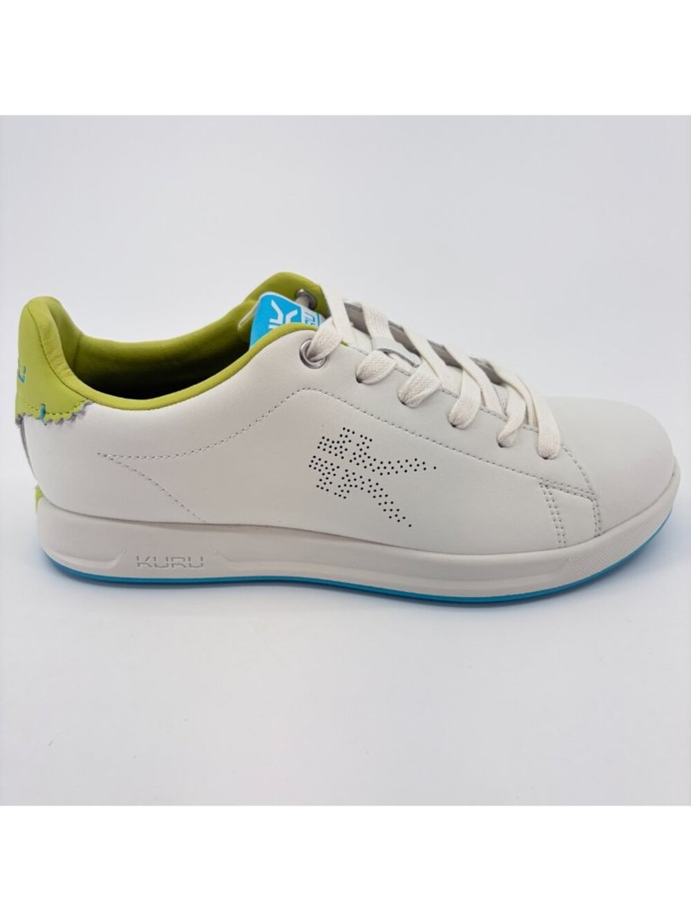 Kuru Roam Classic Court Womens Size 7.5 White Athletic Leather Shoes Sneakers